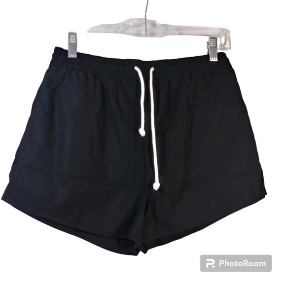 BP. Black Casual Pull On Drawstring Waist Shorts Size Small - Picture 1 of 6